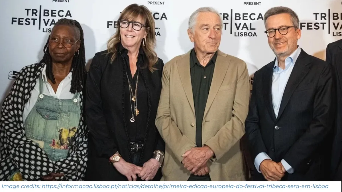 Tribeca Festival presentation with Robert De Niro, Jane Rosenthal, Whoopi Goldberg and Carlos Moedas